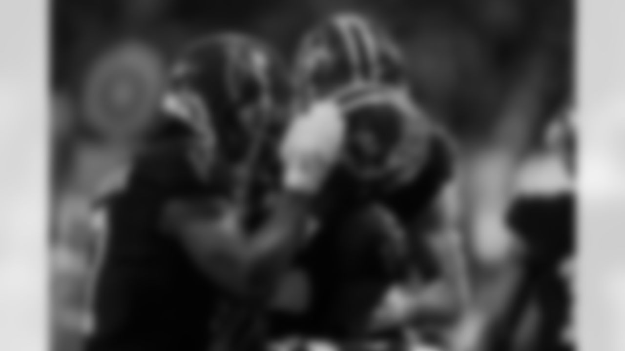 Atlanta Falcons wide receiver Darnell Mooney #1 scores a touchdown during the Week 5 Game against the Tampa Bay Buccaneers at Mercedes-Benz Stadium in Atlanta, Georgia on Thursday, October 3, 2024. (Photo by Steven Burroughs/Atlanta Falcons)