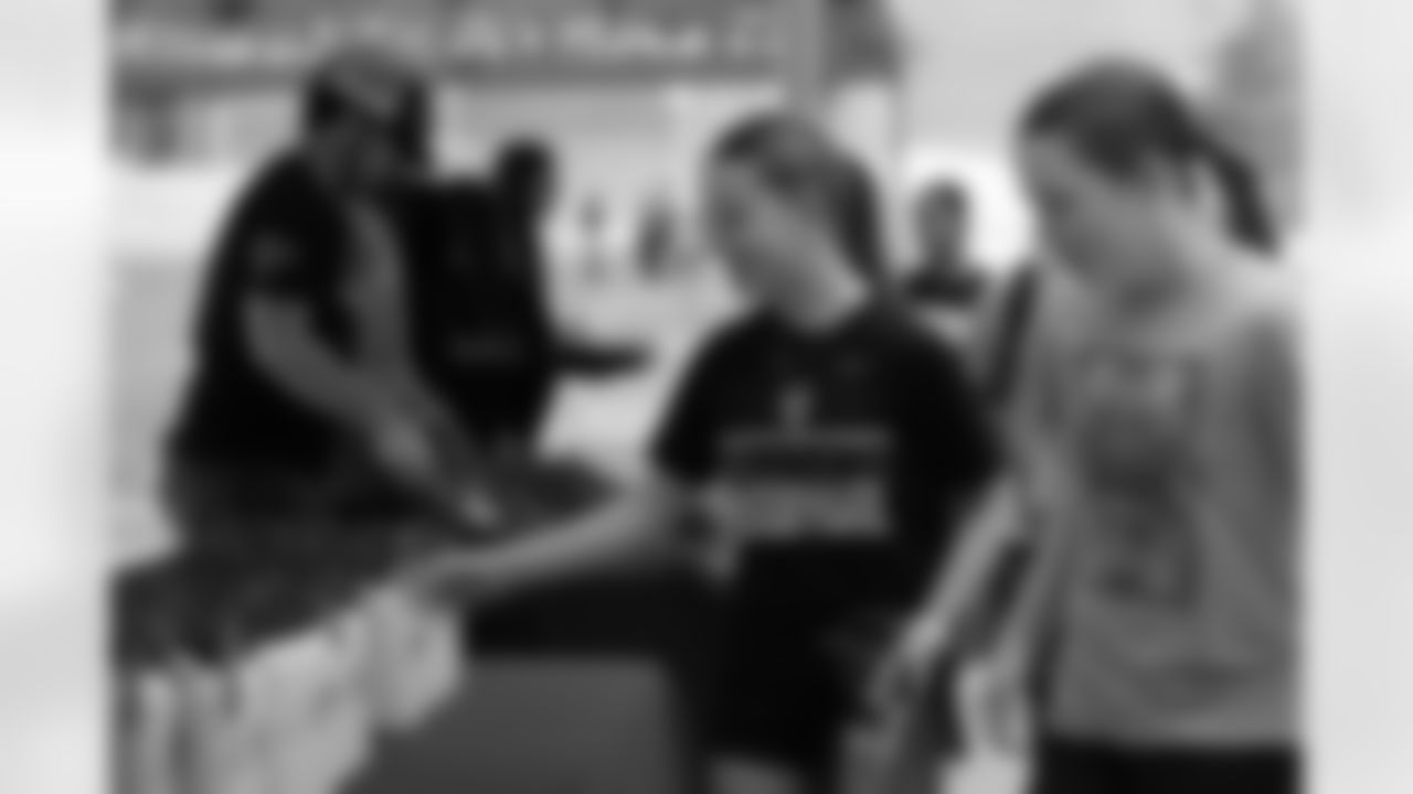 Scenes from the Atlanta Falcons Girls Flag Clinic at the Atlanta Falcons Training Facility in Flowery Branch, Ga. on Tuesday, February 17, 2026. (Photo by Kathryn Skeean/Atlanta Falcons)