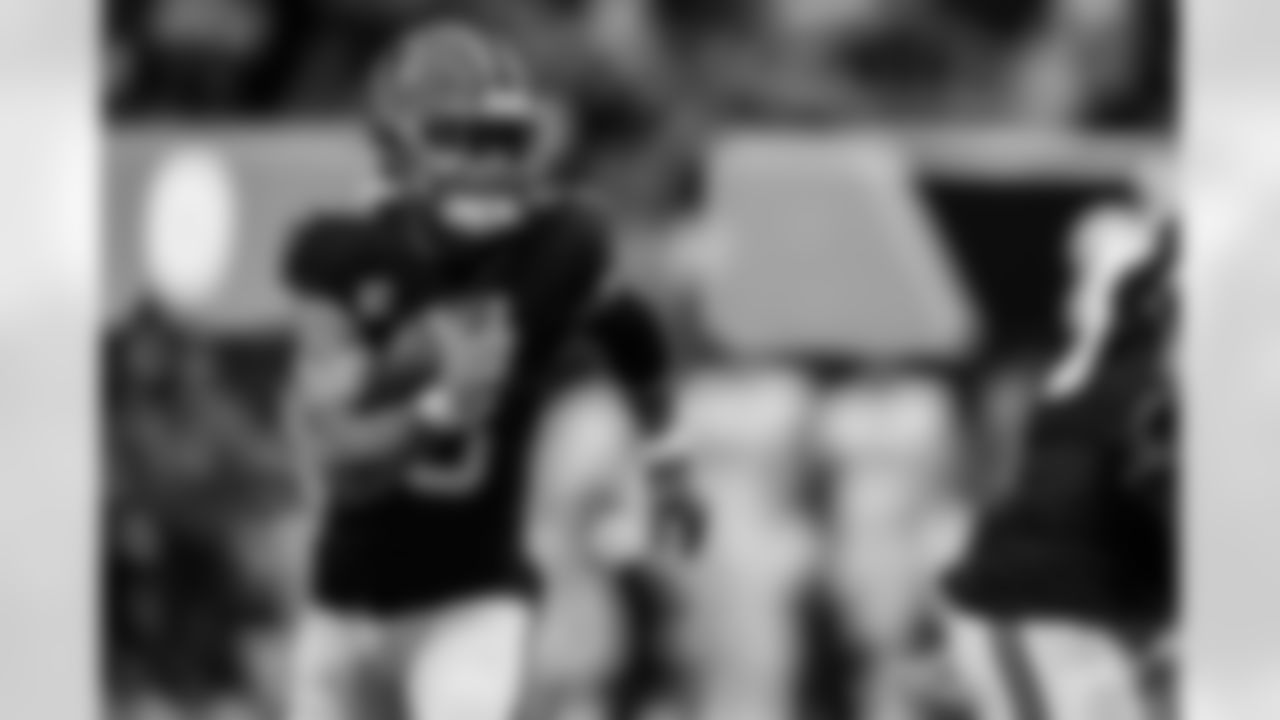 Atlanta Falcons safety Jessie Bates III #3 gets an interception for touchdown during the Week 17 Game against the Los Angeles Rams at Mercedes-Benz Stadium in Atlanta, Georgia on Monday, December 29, 2025. (Photo by Taylor McLaughlin/Atlanta Falcons)