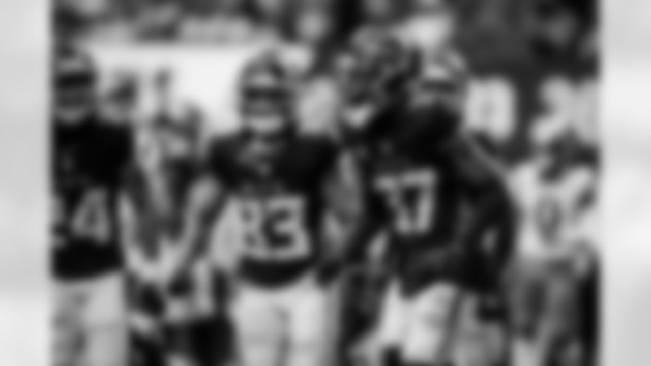 Atlanta Falcons cornerback Cobee Bryant #37 during the Week 11 Game against the Carolina Panthers at Mercedes-Benz Stadium in Atlanta, Georgia on Sunday, November 16, 2025. (Photo by Taylor McLaughlin/Atlanta Falcons)