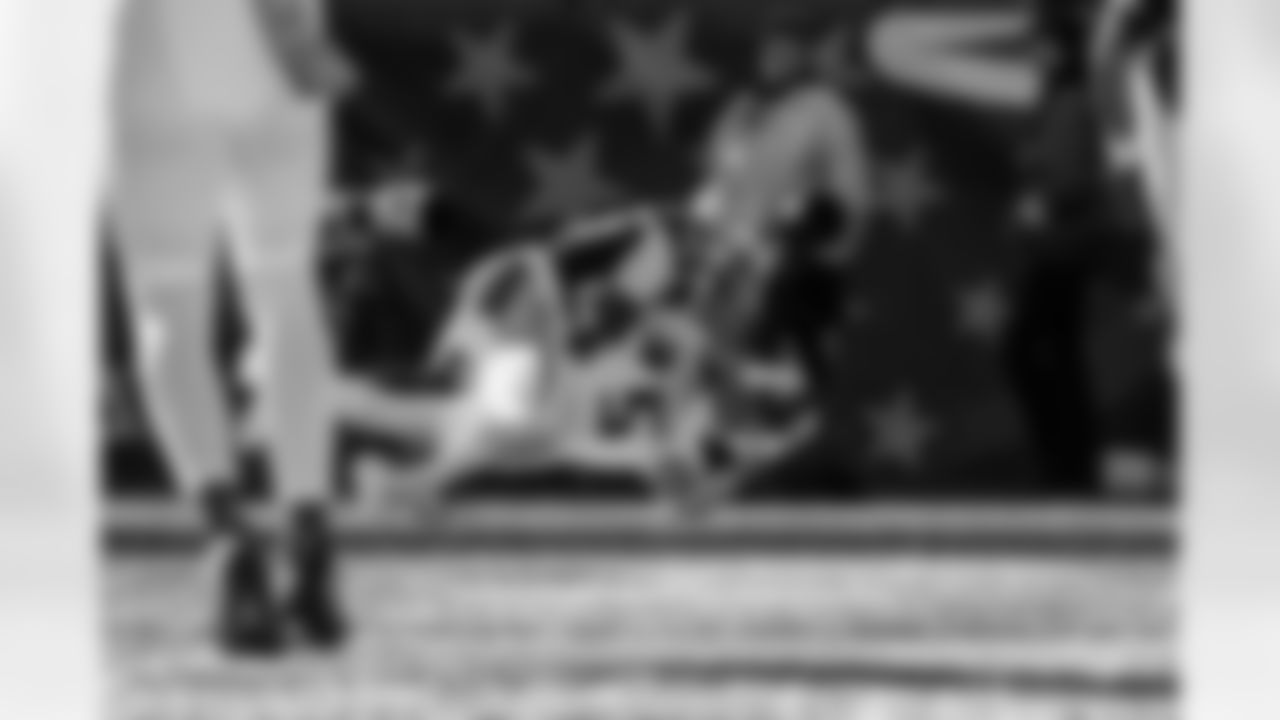 Atlanta Falcons wide receiver Drake London #5 catches a touchdown pass during the first quarter of the Week 9 Game against the New England Patriots at Gillette Stadium in Foxborough, Massachusetts on Sunday, November 2, 2025. (Photo by Taylor McLaughlin/Atlanta Falcons)