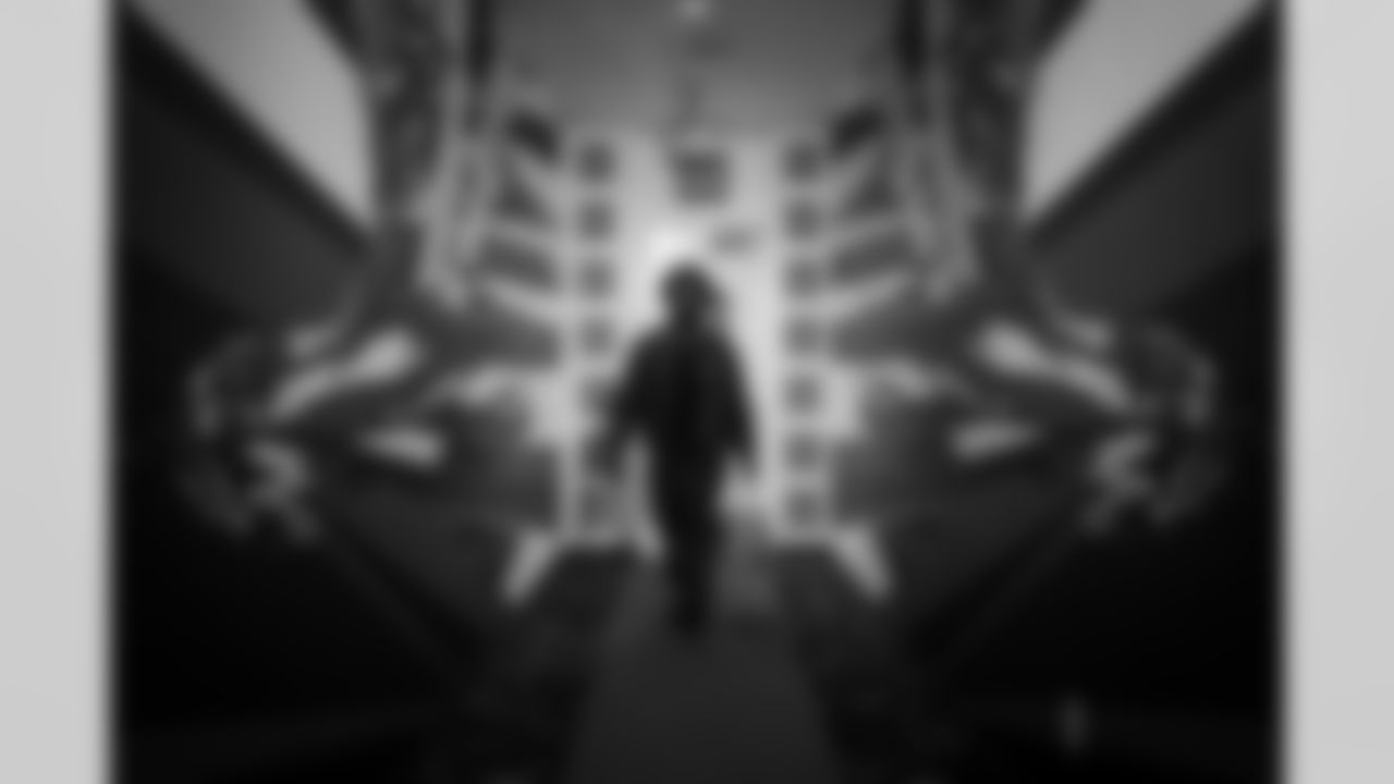 Atlanta Falcons edge rusher Jalon Walker #11 arrives before the Week 14 Game against the Seattle Seahawks at Mercedes-Benz Stadium in Atlanta, Georgia on Sunday, December 7, 2025. (Photo by Jay Bendlin/Atlanta Falcons)