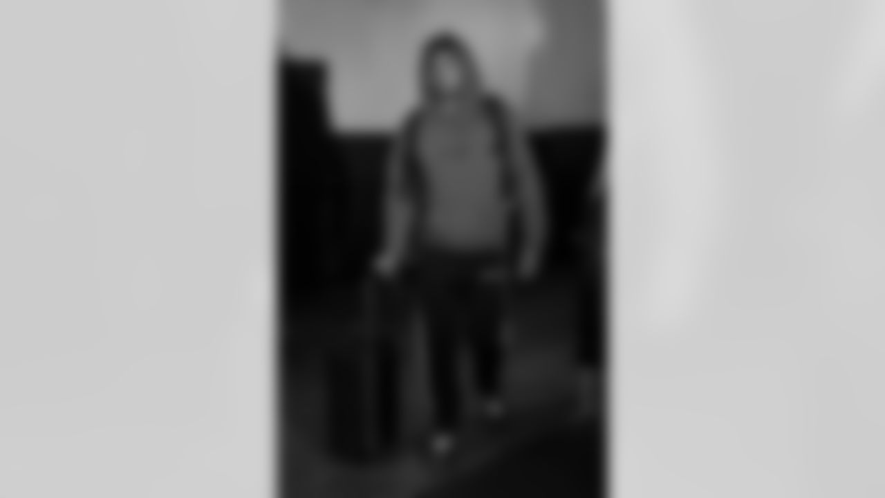 XXXXX arrives before the Week 12 Game against the New Orleans Saints at Caesars Superdome in New Orleans, Louisiana on Sunday, November 23, 2025. (Photo by Taylor McLaughlin/Atlanta Falcons)