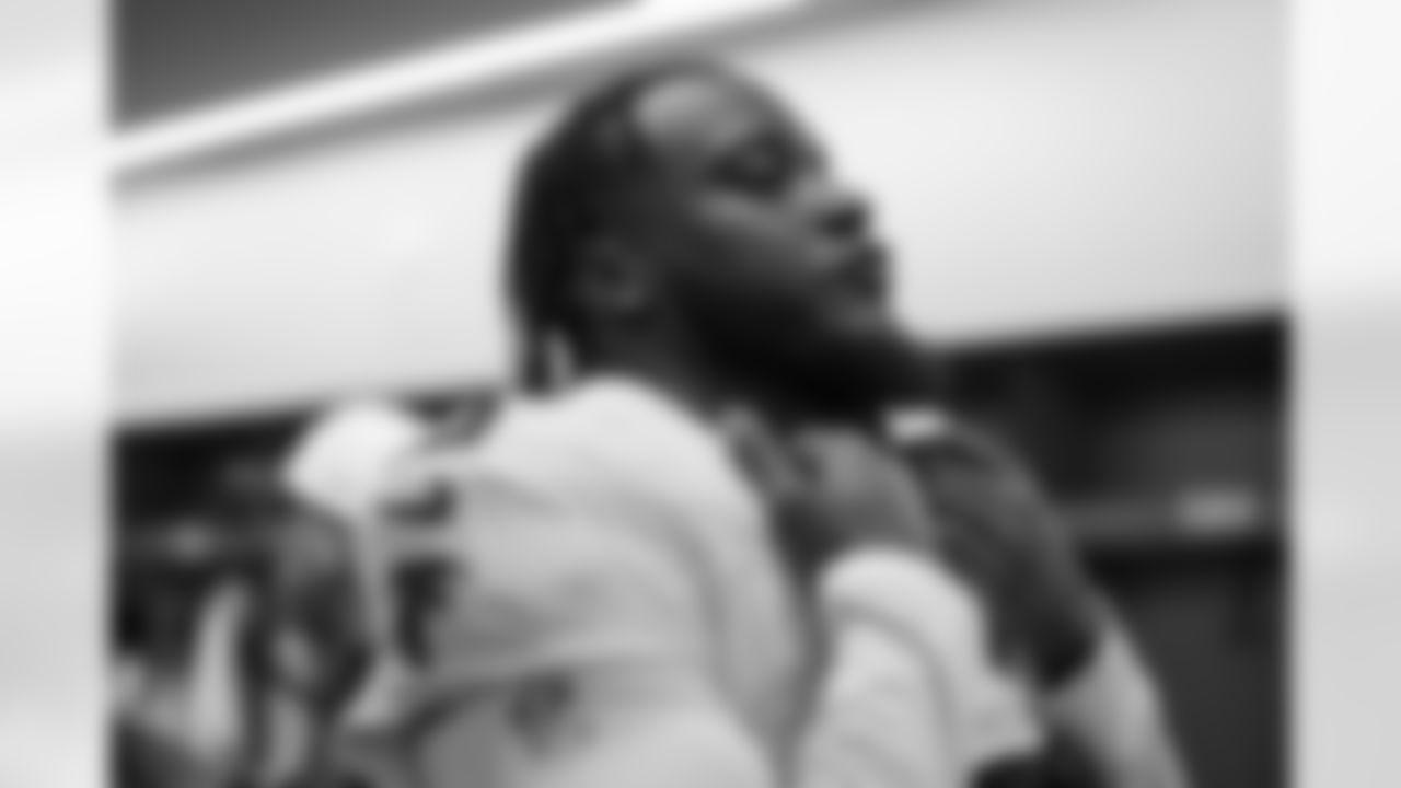 XXXXX before the Week 12 Game against the New Orleans Saints at Caesars Superdome in New Orleans, Louisiana on Sunday, November 23, 2025. (Photo by Jay Bendlin/Atlanta Falcons)