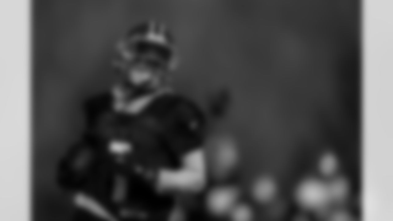 Atlanta Falcons wide receiver Darnell Mooney #1 during practice at Atlanta Falcons Training Facility in Flowery Branch, Georgia, on Wednesday, December 24, 2025. (Photo by Jay Bendlin/Atlanta Falcons)