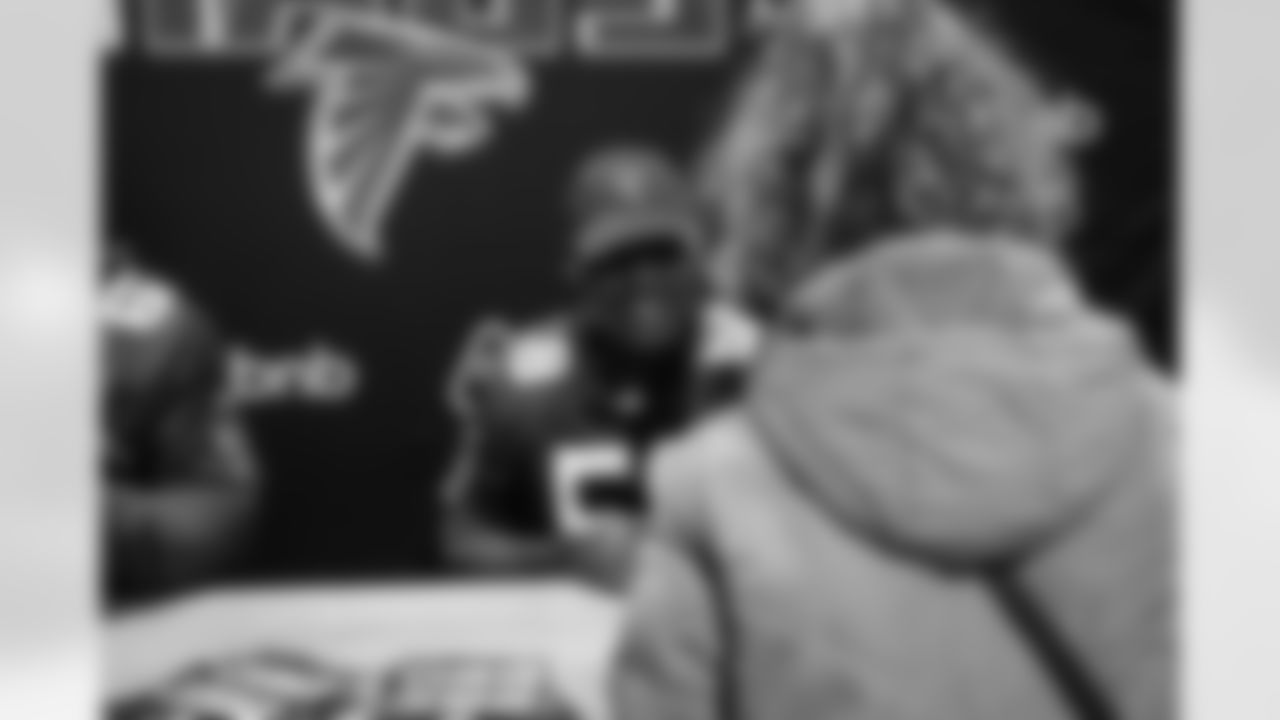 Scenes from Falcons Haus presented by Airbnb at Fotografiska Berlin in Berlin, Germany on Saturday, November 8, 2025. (Photo by Jay Bendlin/Atlanta Falcons)