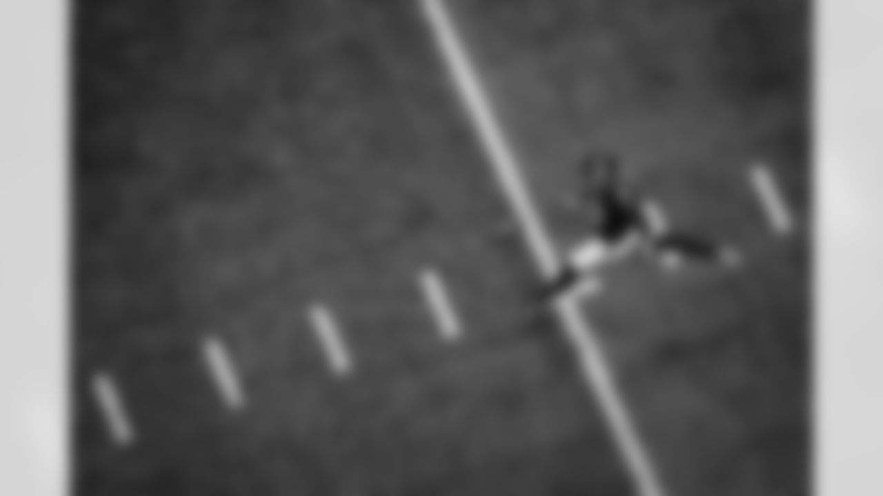Atlanta Falcons punter Bradley Pinion #13 punts the ball during the Week 11 Game against the Carolina Panthers at Mercedes-Benz Stadium in Atlanta, Georgia on Sunday, November 16, 2025. (Photo by Brandon Magnus/Atlanta Falcons)