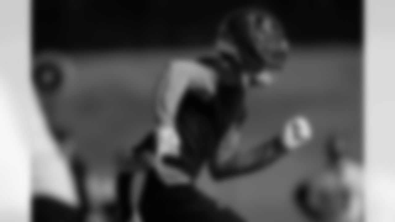 Atlanta Falcons wide receiver Drake London #5 during practice at Atlanta Falcons Training Facility in Flowery Branch, Georgia, on Wednesday, December 24, 2025. (Photo by Jay Bendlin/Atlanta Falcons)