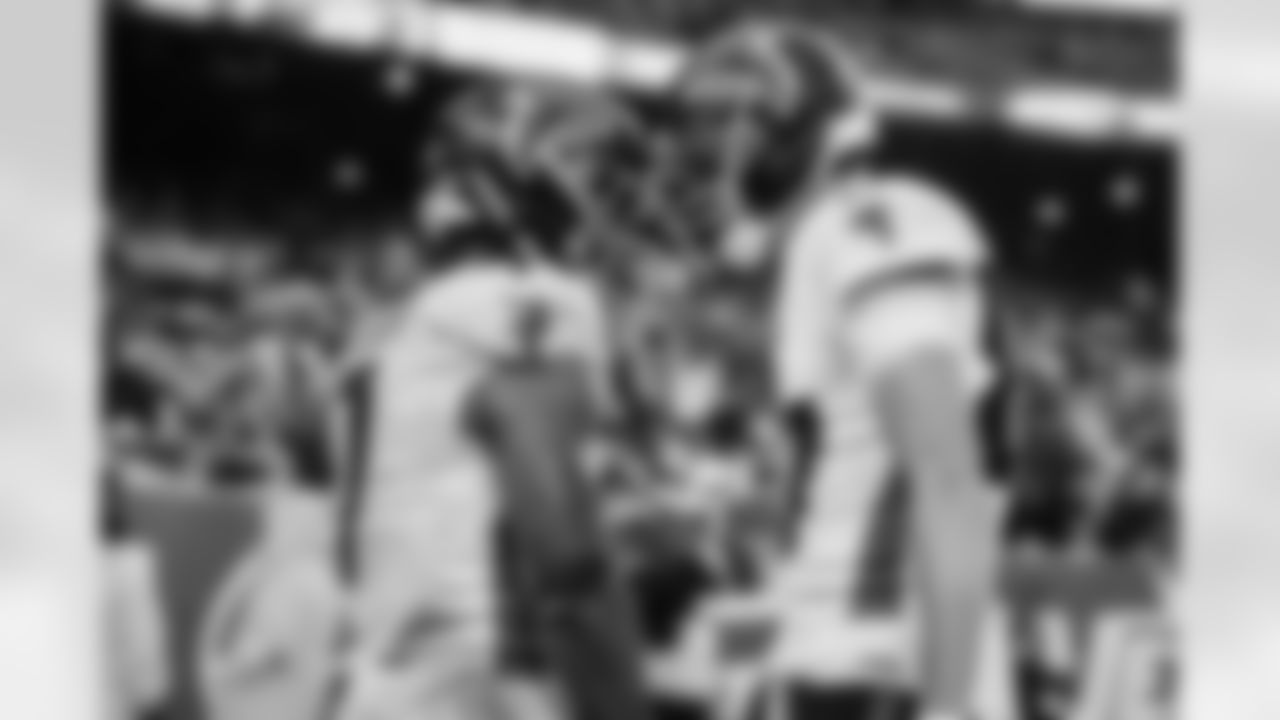 Atlanta Falcons running back Bijan Robinson #7 celebrates after a touchdown during the third quarter of the Week 13 Game against the New York Jets at Metlife Stadium in East Rutherford, New Jersey on Sunday, November 30, 2025. (Photo by Taylor McLaughlin/Atlanta Falcons)