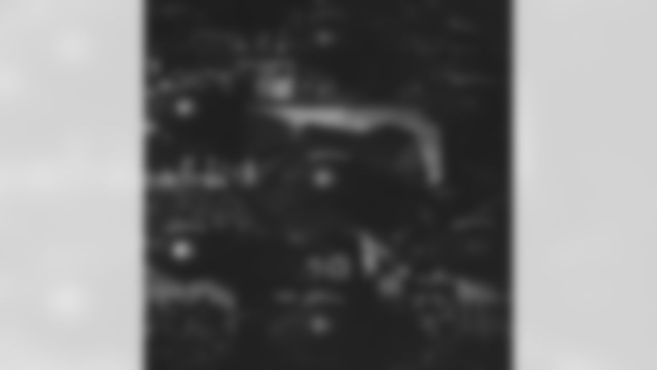 A general view of the football wall during Week 6 against the Buffalo Bills at Mercedes-Benz Stadium in Atlanta, Ga. on Monday, October 13, 2025. (Photo by Brandon Magnus/Atlanta Falcons)