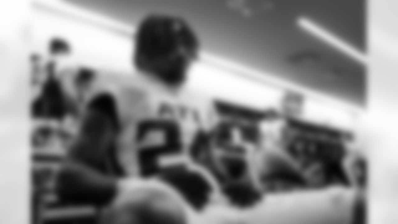 Atlanta Falcons cornerback A.J. Terrell #24 before the Week 12 Game against the New Orleans Saints at Caesars Superdome in New Orleans, Louisiana on Sunday, November 23, 2025. (Photo by Jay Bendlin/Atlanta Falcons)