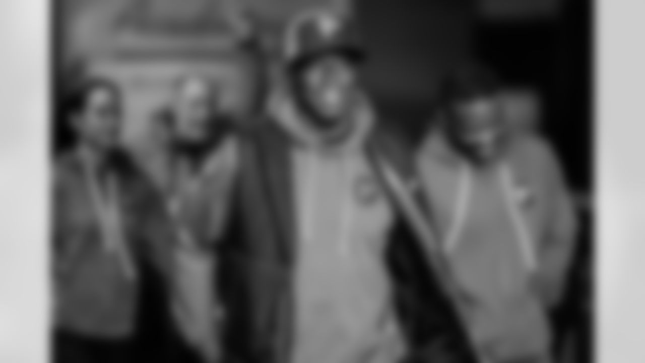 Atlanta Falcons head coach Raheem Morris before the Week 9 Game against the New England Patriots at Gillette Stadium in Foxborough, Massachusetts on Sunday, November 2, 2025. (Photo by Jay Bendlin/Atlanta Falcons)