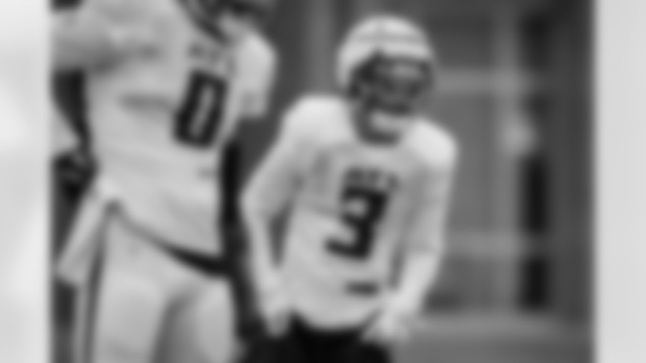 Atlanta Falcons safety Jessie Bates III #3 during practice at Atlanta Falcons Training Facility in Flowery Branch, Georgia, on Thursday, December 4, 2025. (Photo by Taylor McLaughlin/Atlanta Falcons)