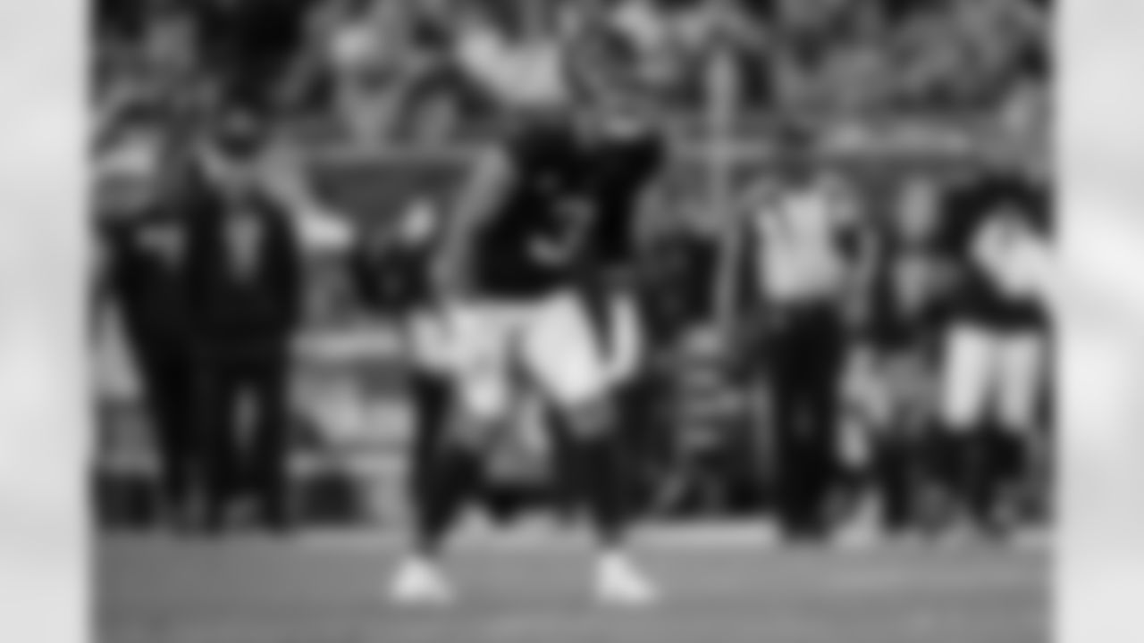 Atlanta Falcons safety Jessie Bates III #3 during the Week 15 Game against the Tampa Bay Buccaneers at Raymond James Stadium in Tampa, Florida on Thursday, December 11, 2025. (Photo by Mitch Martin/Atlanta Falcons)