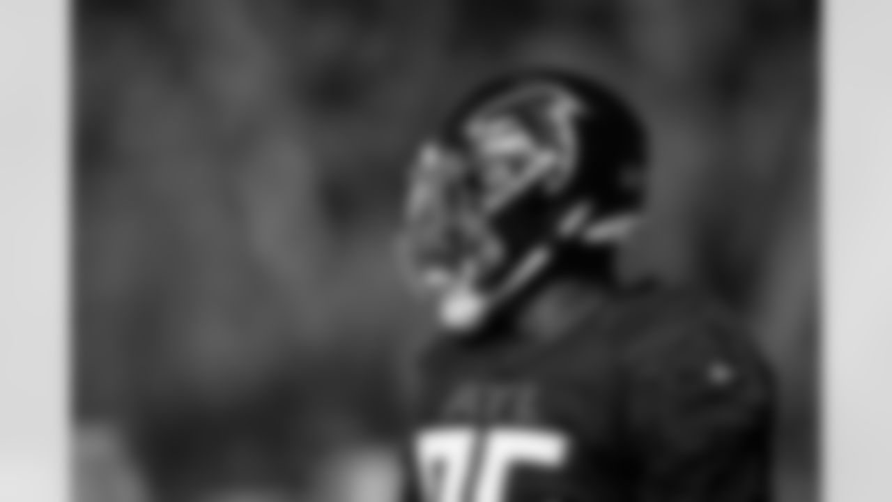 Atlanta Falcons defensive lineman Zach Harrison #96 during practice at Atlanta Falcons Training Facility in Flowery Branch, Georgia, on Wednesday, November 5, 2025. (Photo by Jay Bendlin/Atlanta Falcons)