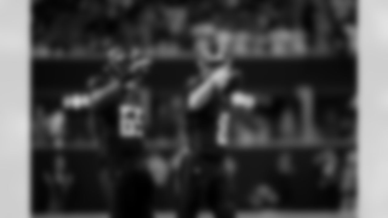 Atlanta Falcons tight end Kyle Pitts Sr. #8 reacts after a catch during the Week 18 Game against the New Orleans Saints at Mercedes-Benz Stadium in Atlanta, Georgia on Sunday, January 4, 2026. (Photo by Jay Bendlin/Atlanta Falcons)