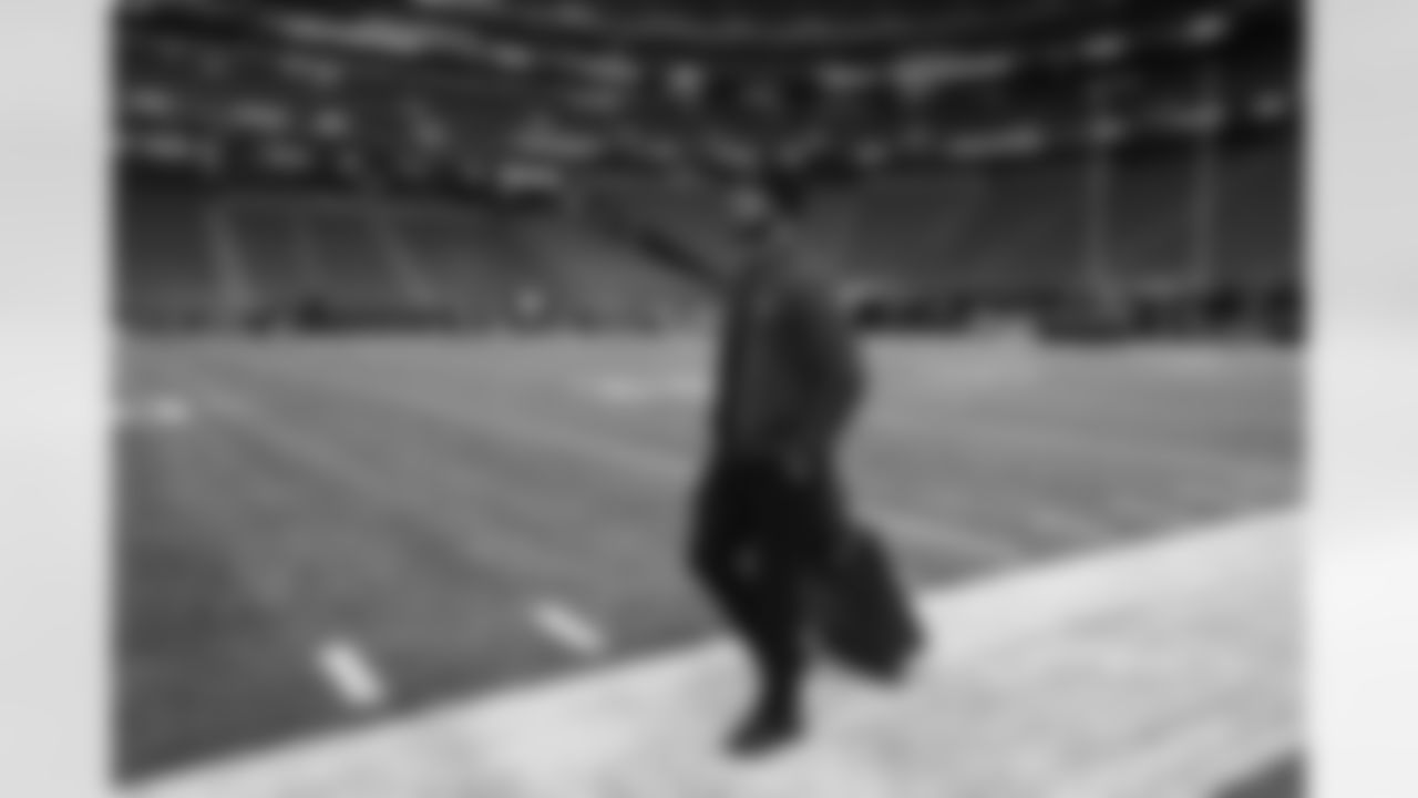 Atlanta Falcons safety Jessie Bates III #3 arrives prior to the Week 14 Game against the Minnesota Vikings at U.S Bank Stadium in Minneapolis, Minnesota on Sunday, December 8, 2024. (Photo by Jay Bendlin/Atlanta Falcons)