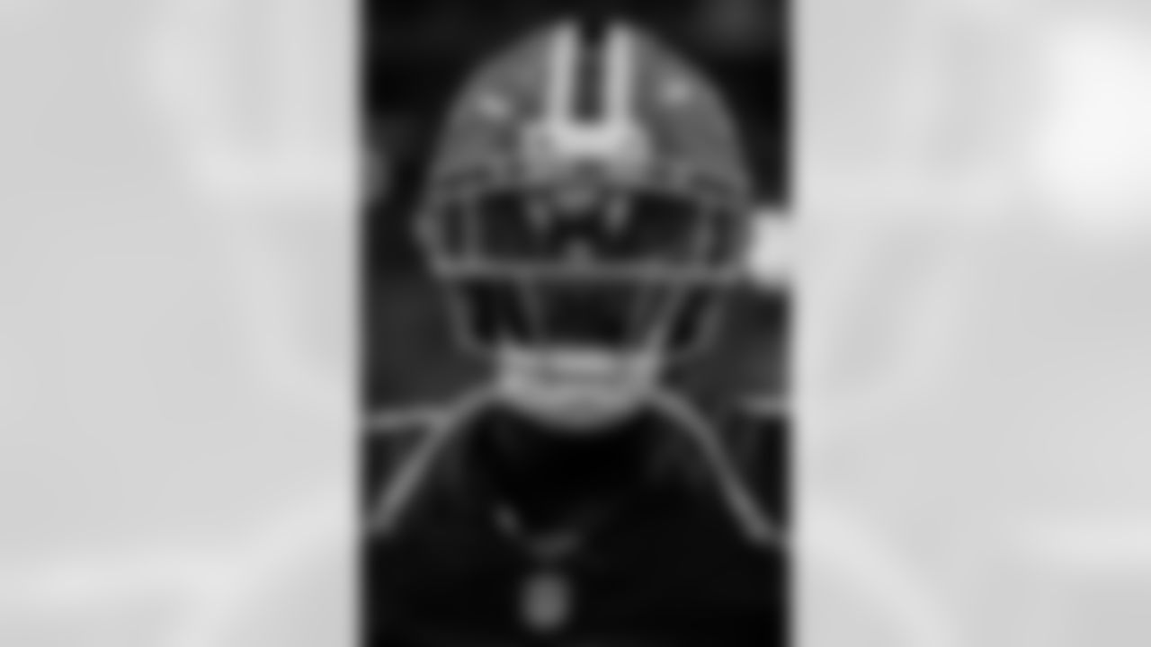 during the Week 6 Game against the Buffalo Bills at Mercedes-Benz Stadium in Atlanta, Georgia on Monday, October 13, 2025. (Photo by Jay Bendlin/Atlanta Falcons)