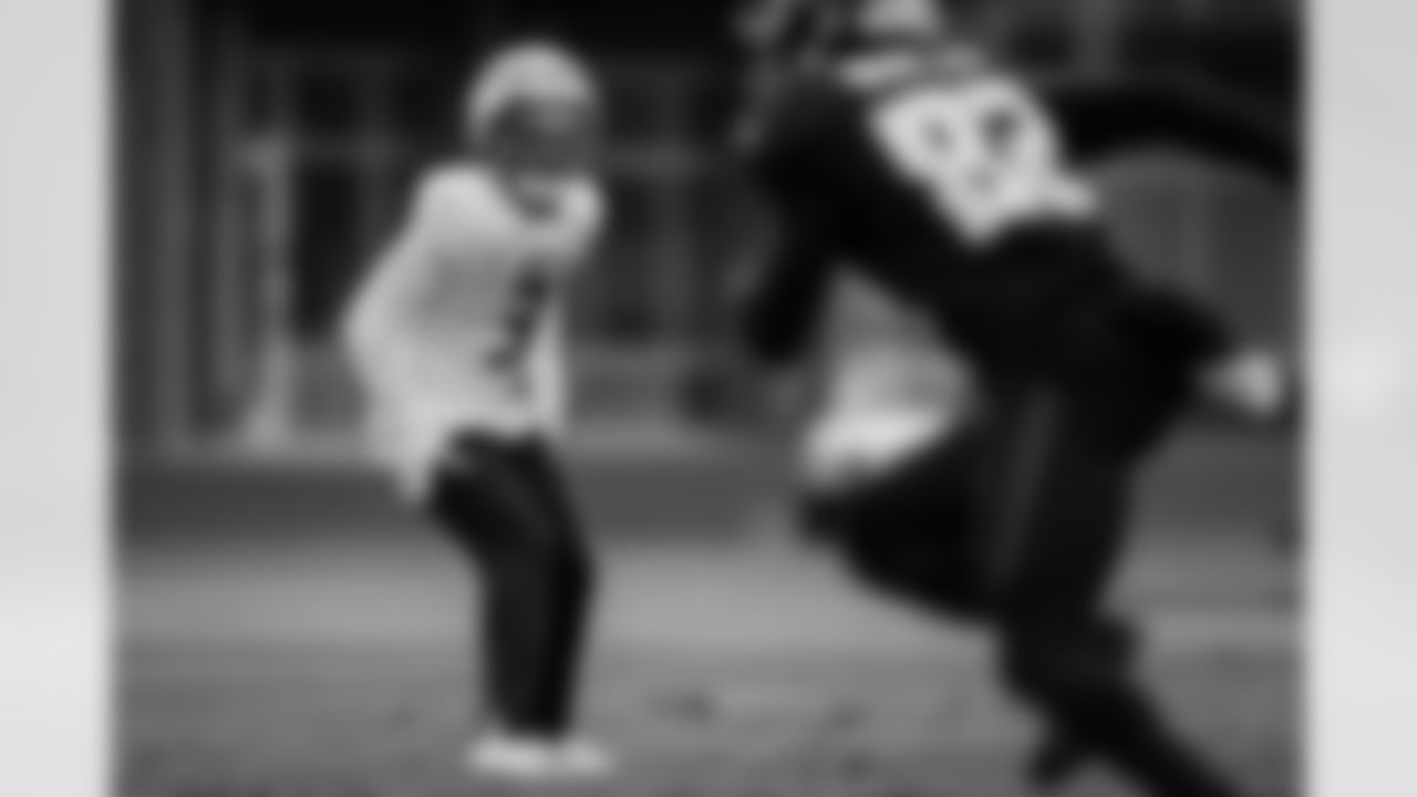Atlanta Falcons safety Jessie Bates III #3 during practice at Atlanta Falcons Training Facility in Flowery Branch, Georgia, on Thursday, December 4, 2025. (Photo by Taylor McLaughlin/Atlanta Falcons)