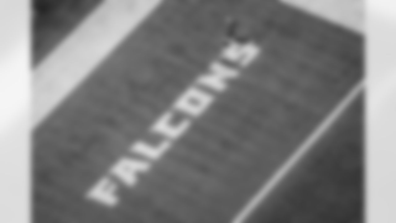 Atlanta Falcons cornerback Dee Alford #20 intercepts the ball during the Week 18 Game against the New Orleans Saints at Mercedes-Benz Stadium in Atlanta, Georgia on Sunday, January 4, 2026. (Photo by Taylor McLaughlin/Atlanta Falcons)