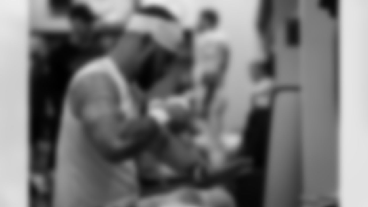 Atlanta Falcons safety Jessie Bates III #3 before the Week 12 Game against the New Orleans Saints at Caesars Superdome in New Orleans, Louisiana on Sunday, November 23, 2025. (Photo by Jay Bendlin/Atlanta Falcons)