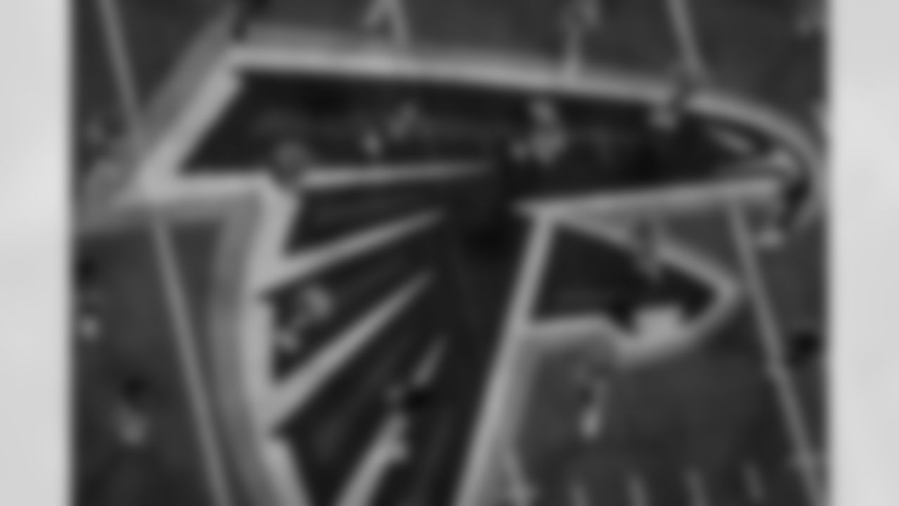 Atlanta Falcons cheerleaders during the Week 18 Game against the New Orleans Saints at Mercedes-Benz Stadium in Atlanta, Ga. on Sunday, January 4, 2026. (Photo by Taylor McLaughlin/Atlanta Falcons)