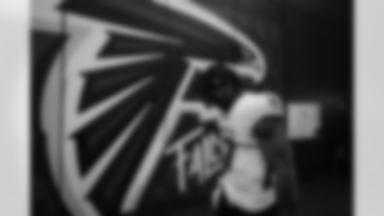 Atlanta Falcons running back Bijan Robinson #7 walks out to the field after half time during the Week 10 Game against the Indianapolis Colts at Olympic Stadium in Berlin, Germany on Sunday, November 9, 2025. (Photo by Brandon Magnus/Atlanta Falcons)