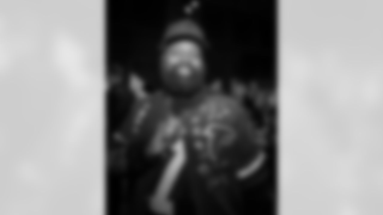 Scenes from Falcons Haus presented by Airbnb at Fotografiska Berlin in Berlin, Germany on Saturday, November 8, 2025. (Photo by Jay Bendlin/Atlanta Falcons)