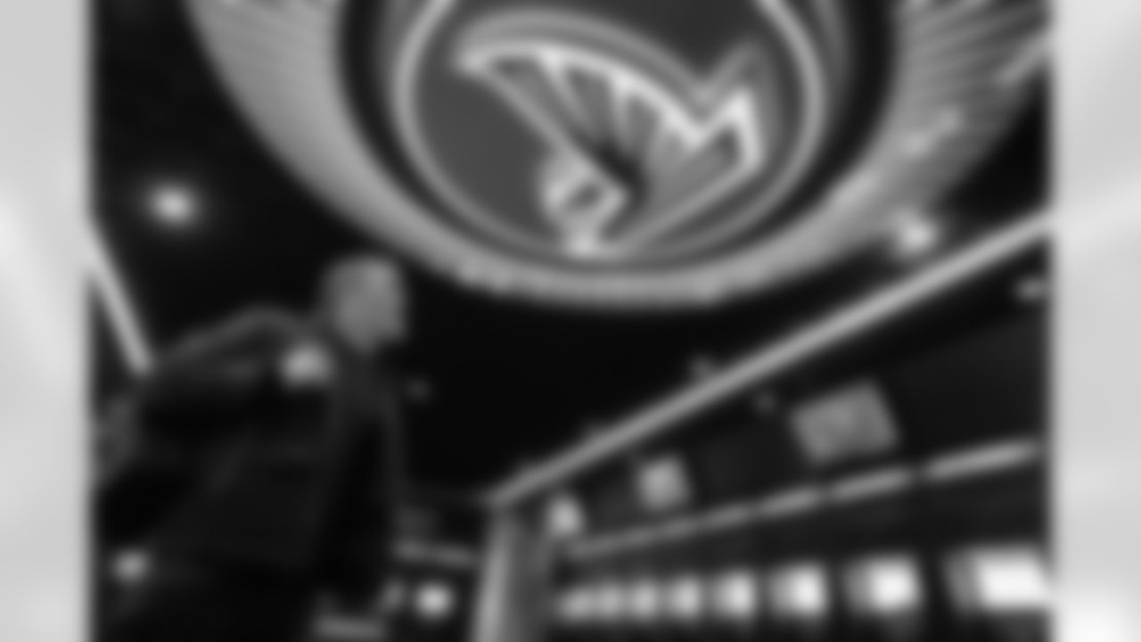 Atlanta Falcons head coach Kevin Stefanski arrives at the Atlanta Falcons Training Facility in Flowery Branch, Ga. on Monday, January 19, 2026. (Photo by Jay Bendlin/Atlanta Falcons)