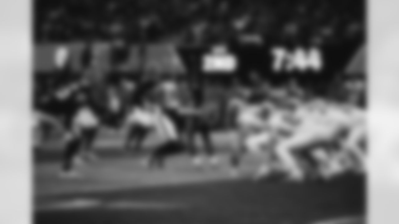 Film frames during the Week 17 Game against the Los Angeles Rams at Mercedes-Benz Stadium in Atlanta, Ga. on Monday, December 29, 2025. (Photo by Matthew Dingle/Atlanta Falcons)