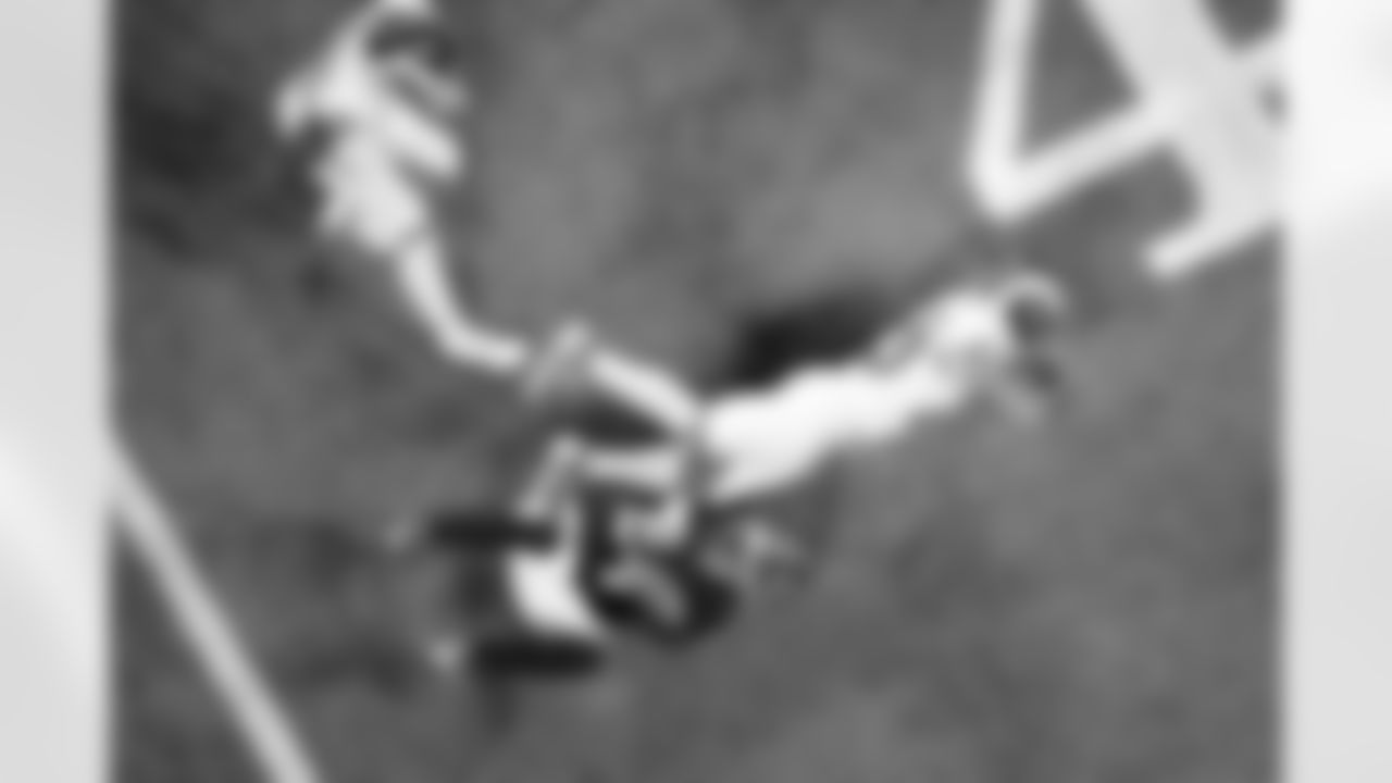 Atlanta Falcons cornerback A.J. Terrell #24 makes a tackle during the Week 17 Game against the Los Angeles Rams at Mercedes-Benz Stadium in Atlanta, Georgia on Monday, December 29, 2025. (Photo by Kevin Liles/Atlanta Falcons)