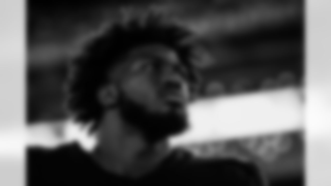 Atlanta Falcons edge rusher Jalon Walker #11 during the Week 15 Game against the Tampa Bay Buccaneers at Raymond James Stadium in Tampa, Florida on Thursday, December 11, 2025. (Photo by Mitch Martin/Atlanta Falcons)