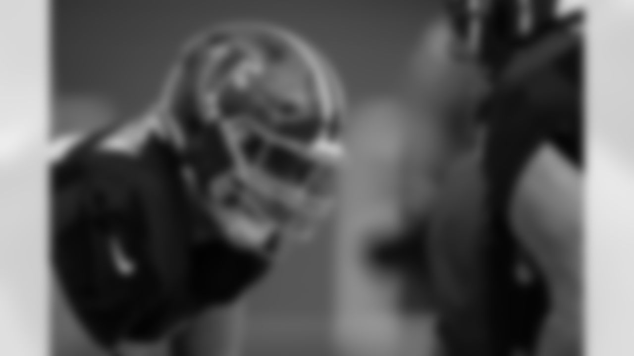 Atlanta Falcons guard Chris Lindstrom #63 during practice at Atlanta Falcons Training Facility in Flowery Branch, Georgia, on Wednesday, December 24, 2025. (Photo by Jay Bendlin/Atlanta Falcons)