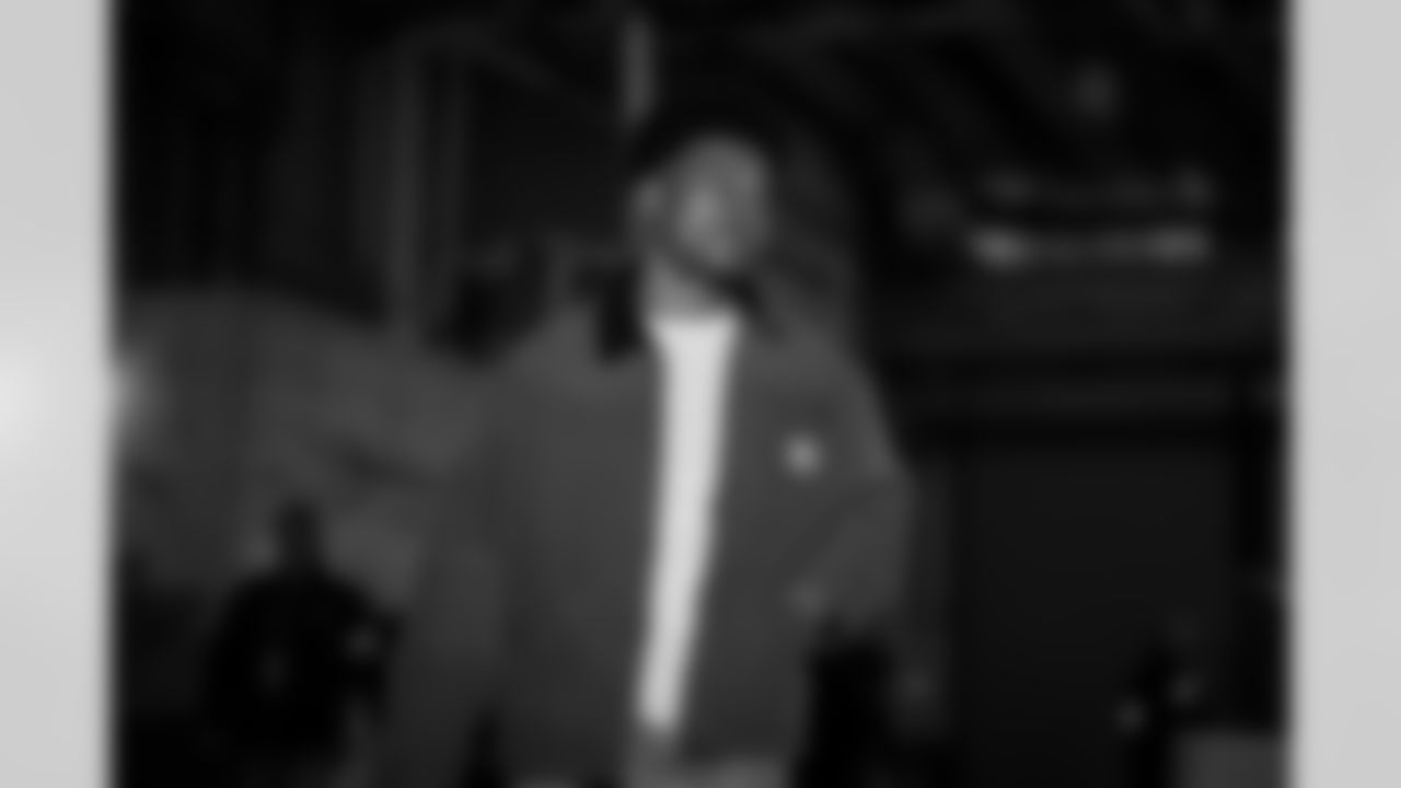 Atlanta Falcons wide receiver Jamal Agnew #14 arrives before the Week 13 Game against the New York Jets at Metlife Stadium in East Rutherford, New Jersey on Sunday, November 30, 2025. (Photo by Jay Bendlin/Atlanta Falcons)