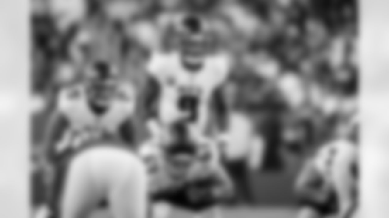 Atlanta Falcons quarterback Michael Penix Jr. #9 during the Week 7 Game against the San Francisco 49ers at Levi's Stadium in Santa Clara, California on Sunday, October 19, 2025. (Photo by Taylor McLaughlin/Atlanta Falcons)