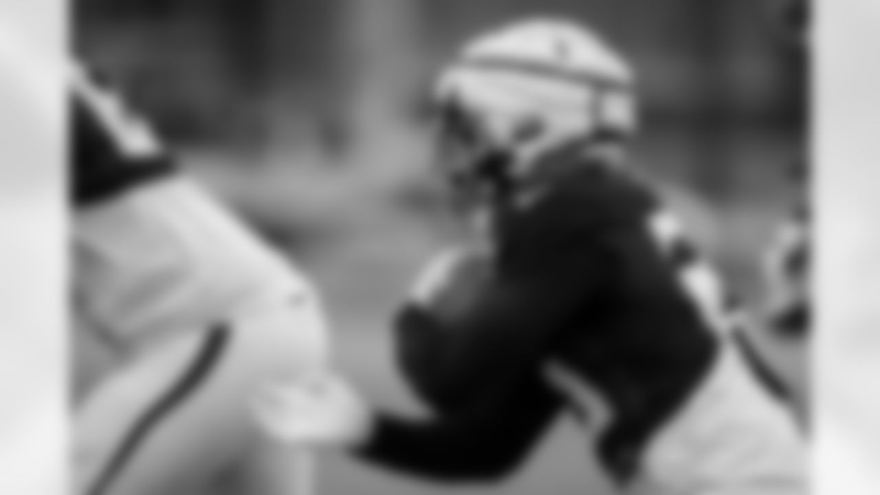 Atlanta Falcons running back Tyler Allgeier #25 during practice at Atlanta Falcons Training Facility in Flowery Branch, Georgia, on Thursday, December 4, 2025. (Photo by Taylor McLaughlin/Atlanta Falcons)