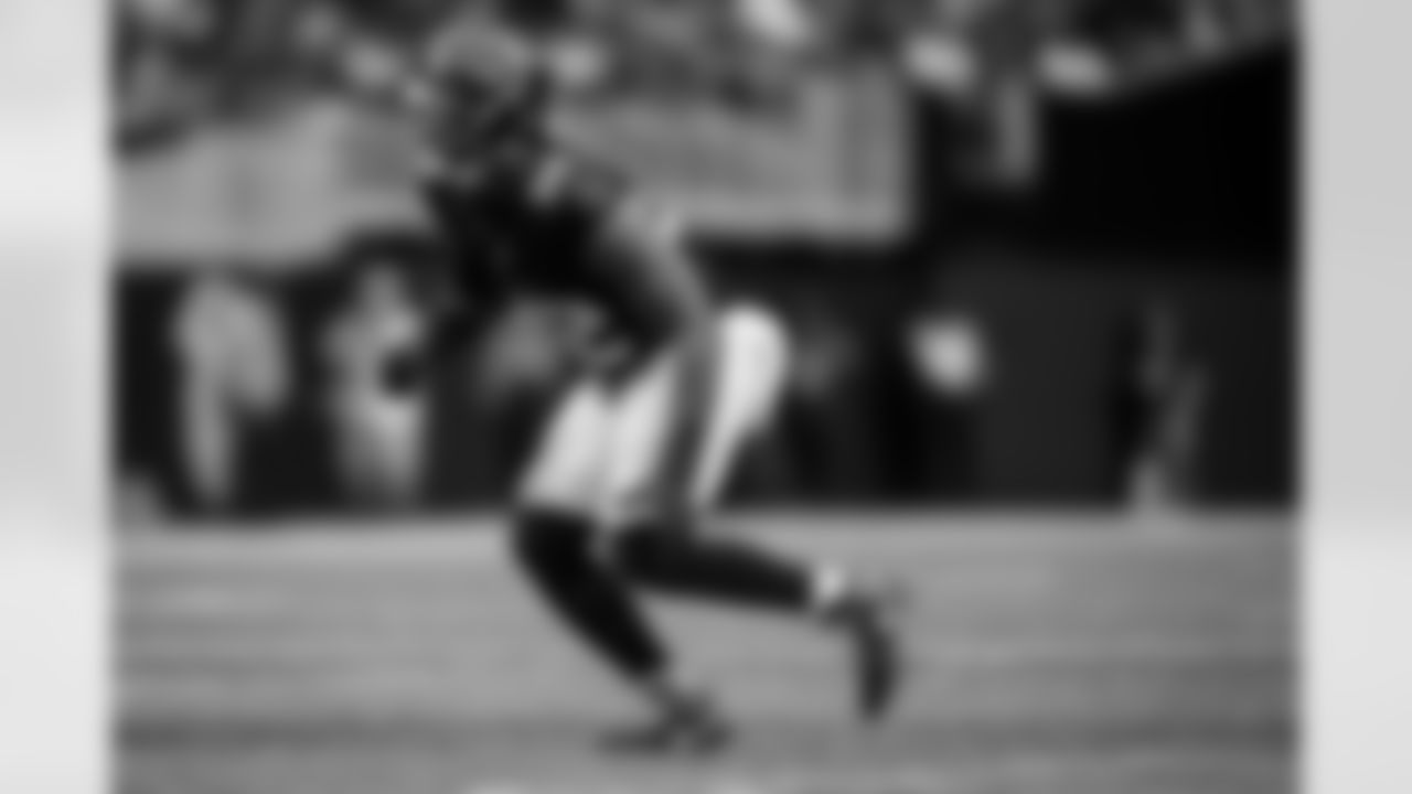 Atlanta Falcons linebacker Khalid Kareem #92 during the Week 11 Game against the Carolina Panthers at Mercedes-Benz Stadium in Atlanta, Georgia on Sunday, November 16, 2025. (Photo by Jay Bendlin/Atlanta Falcons)