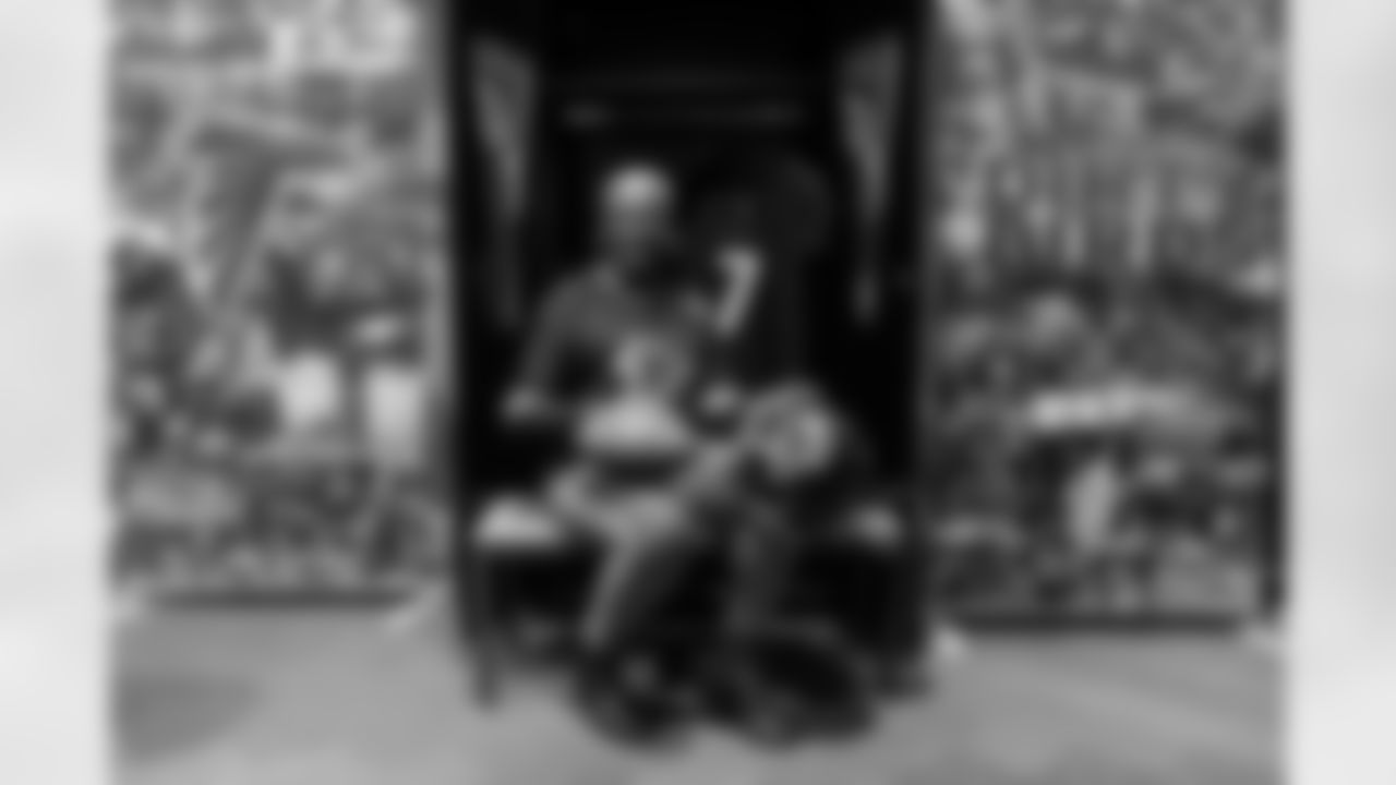 Scenes from Falcons Haus presented by Airbnb at Fotografiska Berlin in Berlin, Germany on Saturday, November 8, 2025. (Photo by Jay Bendlin/Atlanta Falcons)