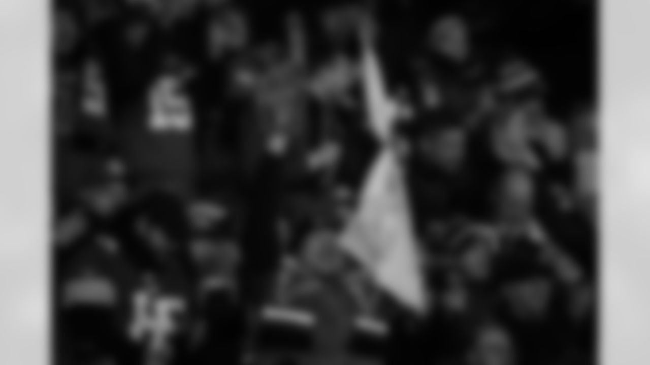 Fans during the Week 10 Game against the Indianapolis Colts at Olympic Stadium in Berlin, Germany on Sunday, November 9, 2025. (Photo by Taylor McLaughlin/Atlanta Falcons)