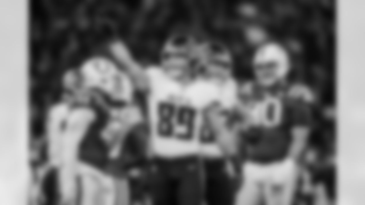 Atlanta Falcons tight end Charlie Woerner #89 during the Week 10 Game against the Indianapolis Colts at Olympic Stadium in Berlin, Germany on Sunday, November 9, 2025. (Photo by Jay Bendlin/Atlanta Falcons)