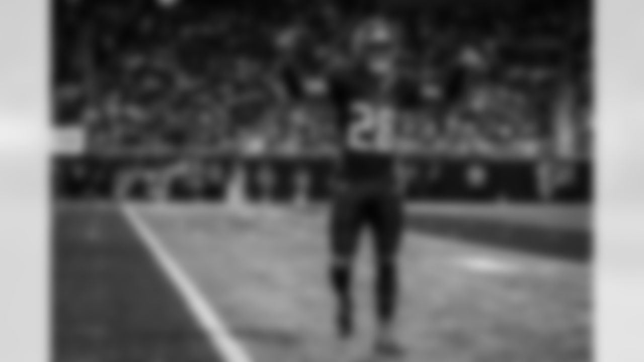 Atlanta Falcons cornerback Mike Ford Jr. #28 reacts during the Week 18 Game against the New Orleans Saints at Mercedes-Benz Stadium in Atlanta, Georgia on Sunday, January 4, 2026. (Photo by Jay Bendlin/Atlanta Falcons)