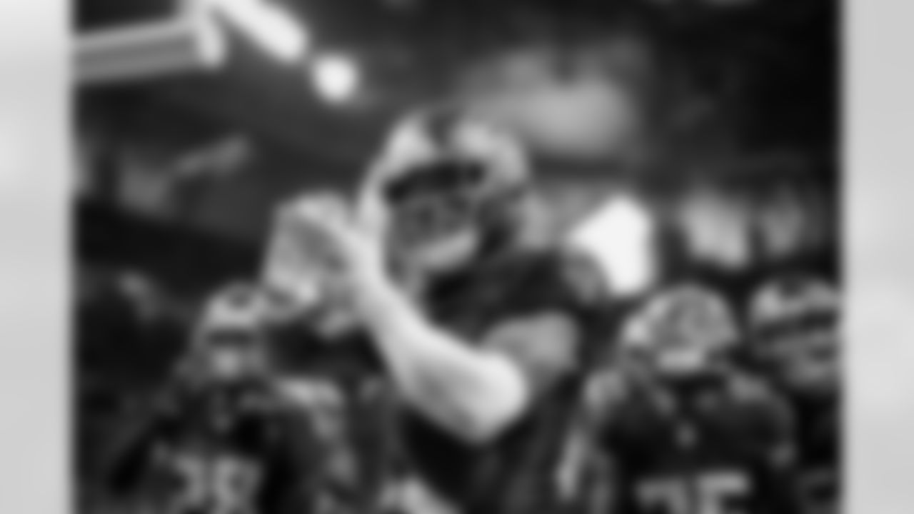 Atlanta Falcons cornerback Dee Alford #20 celebrates an interception during the Week 18 Game against the New Orleans Saints at Mercedes-Benz Stadium in Atlanta, Georgia on Sunday, January 4, 2026. (Photo by Matthew Grimes/Atlanta Falcons)