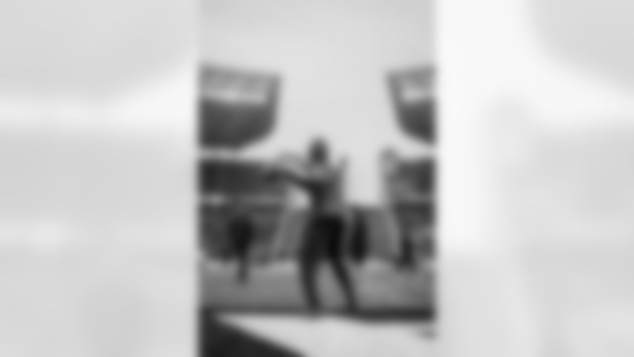 Atlanta Falcons quarterback Michael Penix Jr. #9 warms up prior to the Week 10 Game against the Indianapolis Colts at Olympic Stadium in Berlin, Germany on Sunday, November 9, 2025. (Photo by Taylor McLaughlin/Atlanta Falcons)