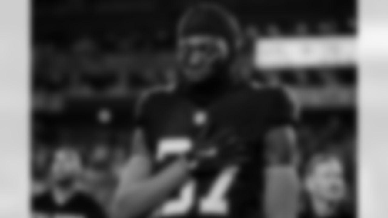 Atlanta Falcons cornerback Cobee Bryant #37 during the Week 15 Game against the Tampa Bay Buccaneers at Raymond James Stadium in Tampa, Florida on Thursday, December 11, 2025. (Photo by Taylor McLaughlin/Atlanta Falcons)