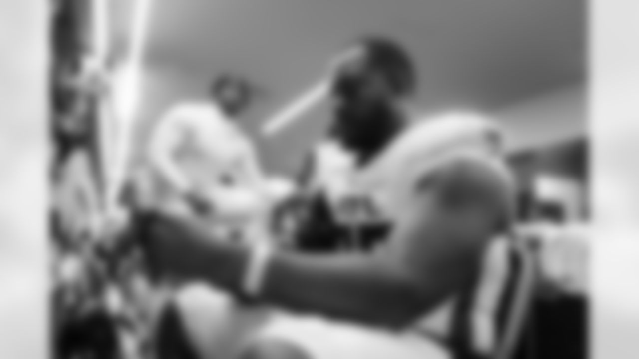 XXXXX before the Week 12 Game against the New Orleans Saints at Caesars Superdome in New Orleans, Louisiana on Sunday, November 23, 2025. (Photo by Jay Bendlin/Atlanta Falcons)