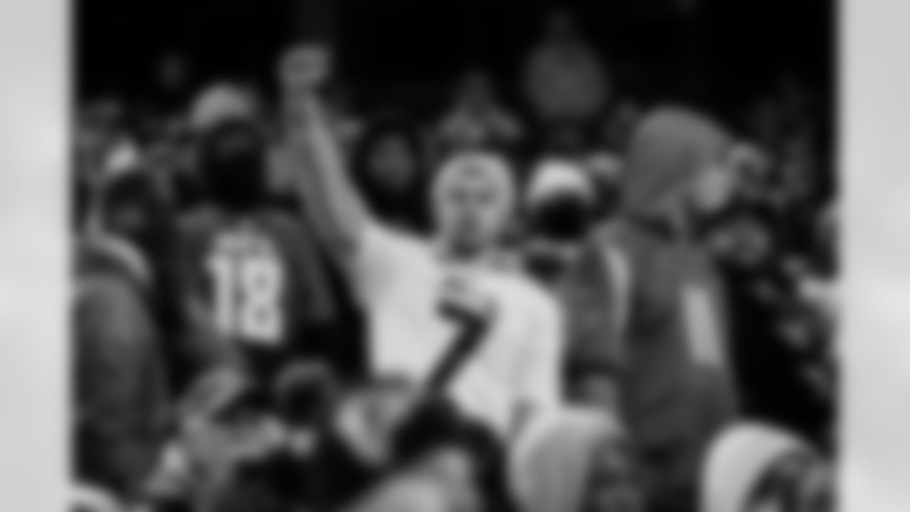 Fans during the Week 13 Game against the New York Jets at Metlife Stadium in East Rutherford, New Jersey on Sunday, November 30, 2025. (Photo by Taylor McLaughlin/Atlanta Falcons)