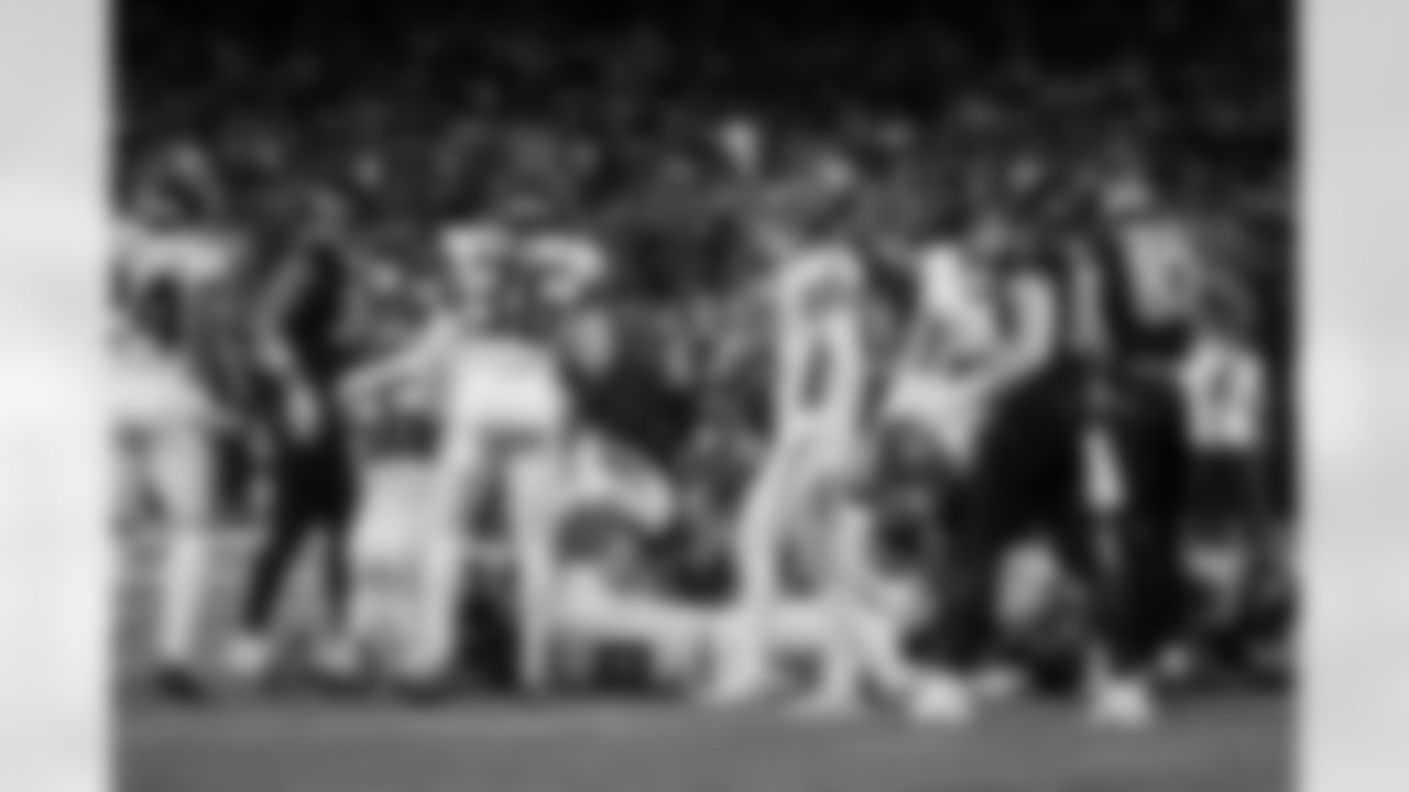 Atlanta Falcons safety Jessie Bates III #3 reacts during the Week 12 Game against the New Orleans Saints at Caesars Superdome in New Orleans, Louisiana on Sunday, November 23, 2025. (Photo by Taylor McLaughlin/Atlanta Falcons)