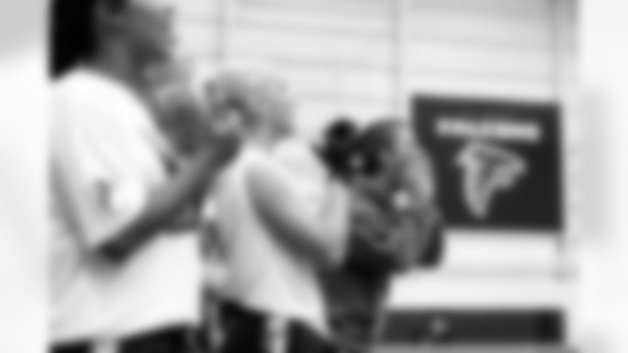 Scenes from the GACA Girls Flag Football All-Star Game at the Atlanta Falcons Training Facility in Flowery Branch, Ga. on Saturday, February 21, 2026. (Photo by Steven Burroughs/Atlanta Falcons)