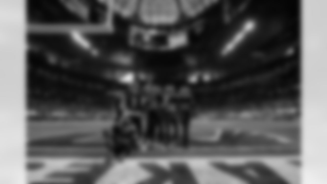 Atlanta Falcons cornerback Dee Alford #20 intercepts the ball during the Week 18 Game against the New Orleans Saints at Mercedes-Benz Stadium in Atlanta, Georgia on Sunday, January 4, 2026. (Photo by Brandon Magnus/Atlanta Falcons)