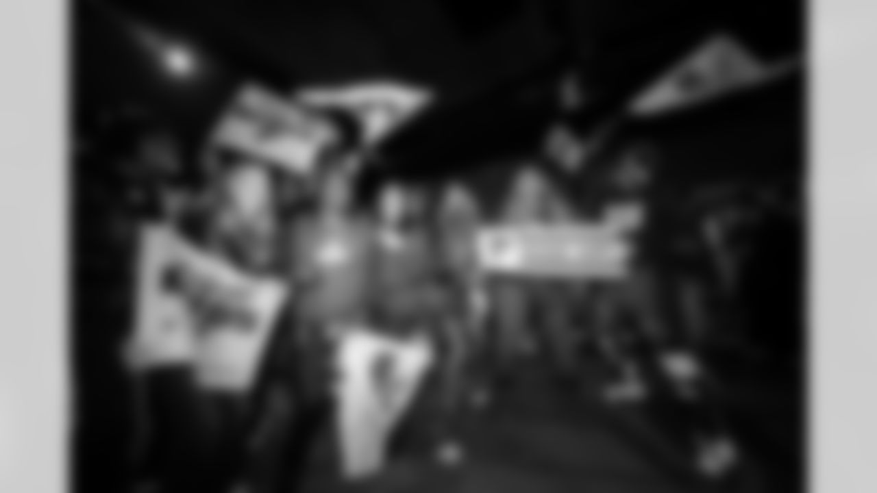 Scenes from Falcons Haus presented by Airbnb at Fotografiska Berlin in Berlin, Germany on Saturday, November 8, 2025. (Photo by Jay Bendlin/Atlanta Falcons)